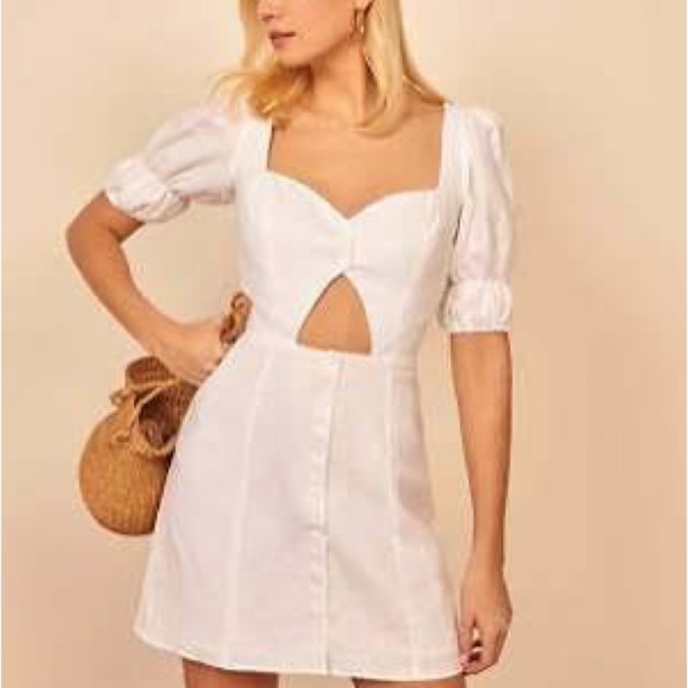 Reformation Clay Mini Dress